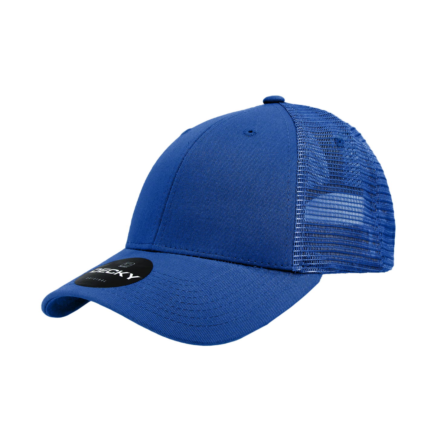 Custom Patch Decky 214 - 6 Panel Low Profile Structured Cotton Trucker Hat, Mesh Golf Cap