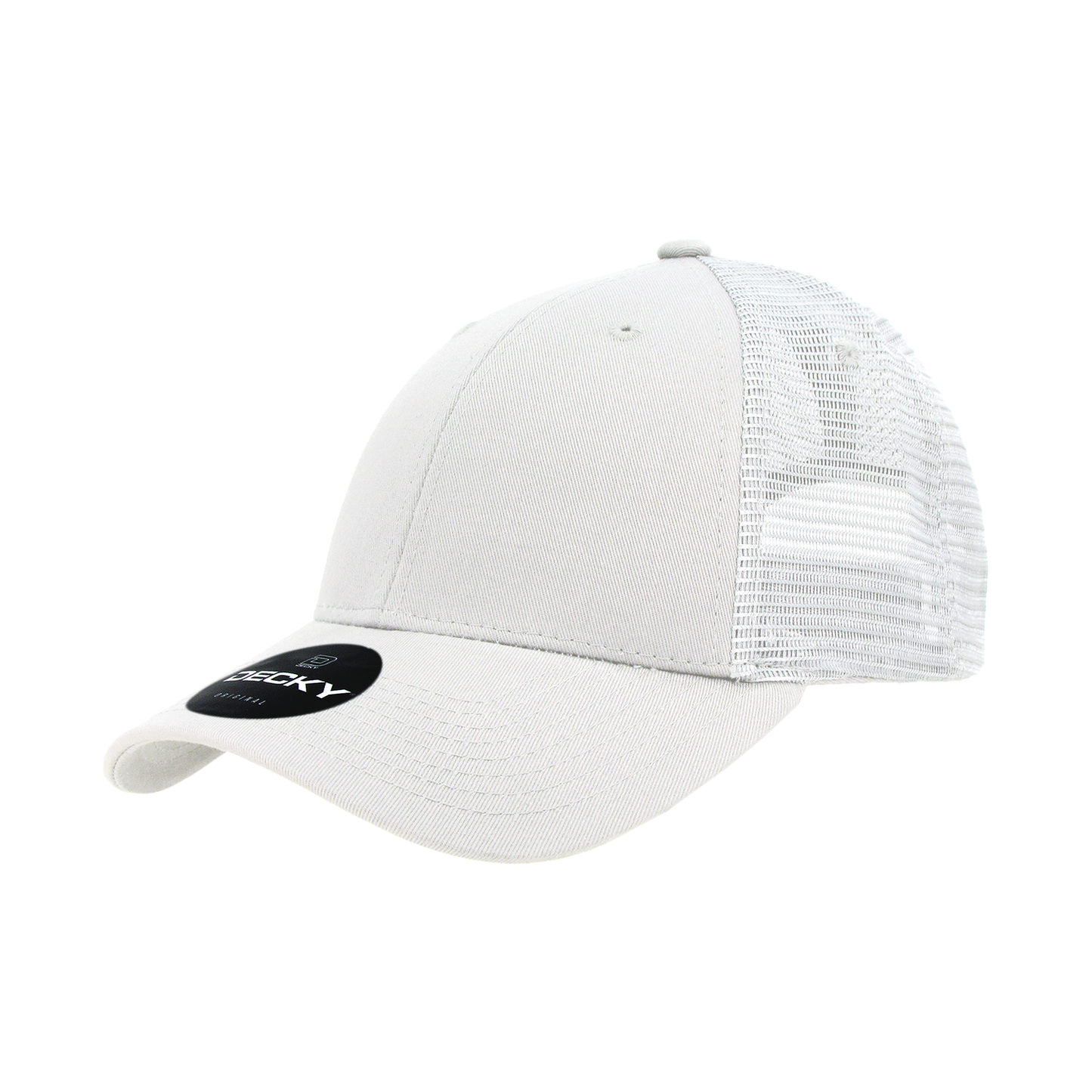 Custom Patch Decky 214 - 6 Panel Low Profile Structured Cotton Trucker Hat, Mesh Golf Cap