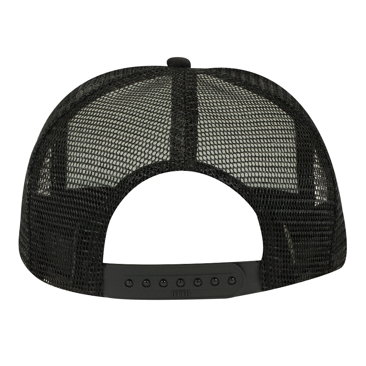 Otto 39-165 5 Panel High Crown Foam Trucker Hat Mesh Back Cap - Blank