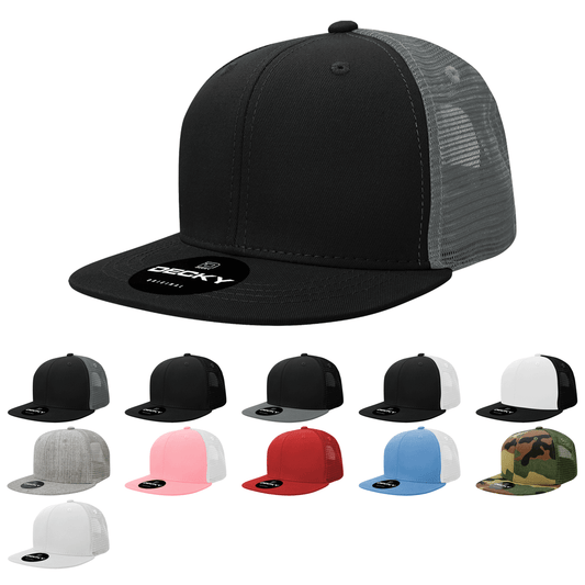 Custom Patch Decky 5010 - Kids Youth Trucker Hat, Flat Bill Snapback Cap - Star Hats & Embroidery