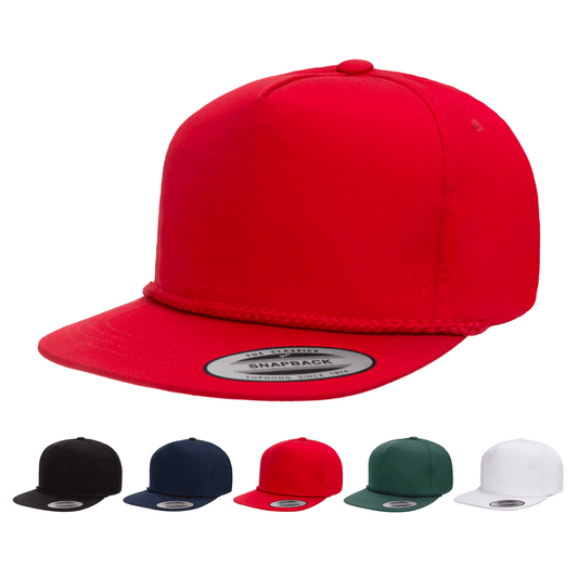 Custom Embroidered Yupoong 6002 Classic Poplin Golf Cap, YP Classics - Star Hats & Embroidery