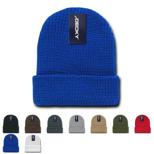 Custom Embroidered Decky 600 - GI Watch Cap, Knit Beanie - 600 - Star Hats & Embroidery
