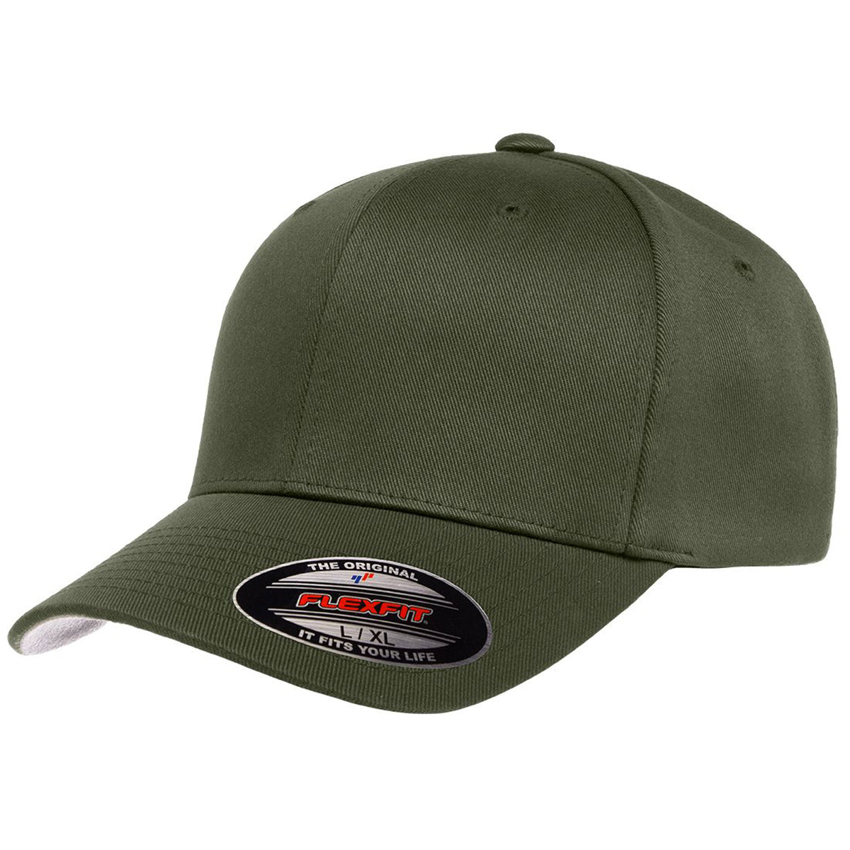 Flexfit 6277 Wooly Combed Cotton Blend Cap - Blank