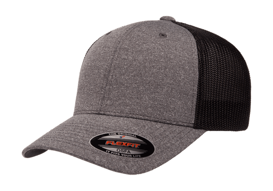 Flexfit 6311 Melange Trucker Hat - Blank - Star Hats & Embroidery
