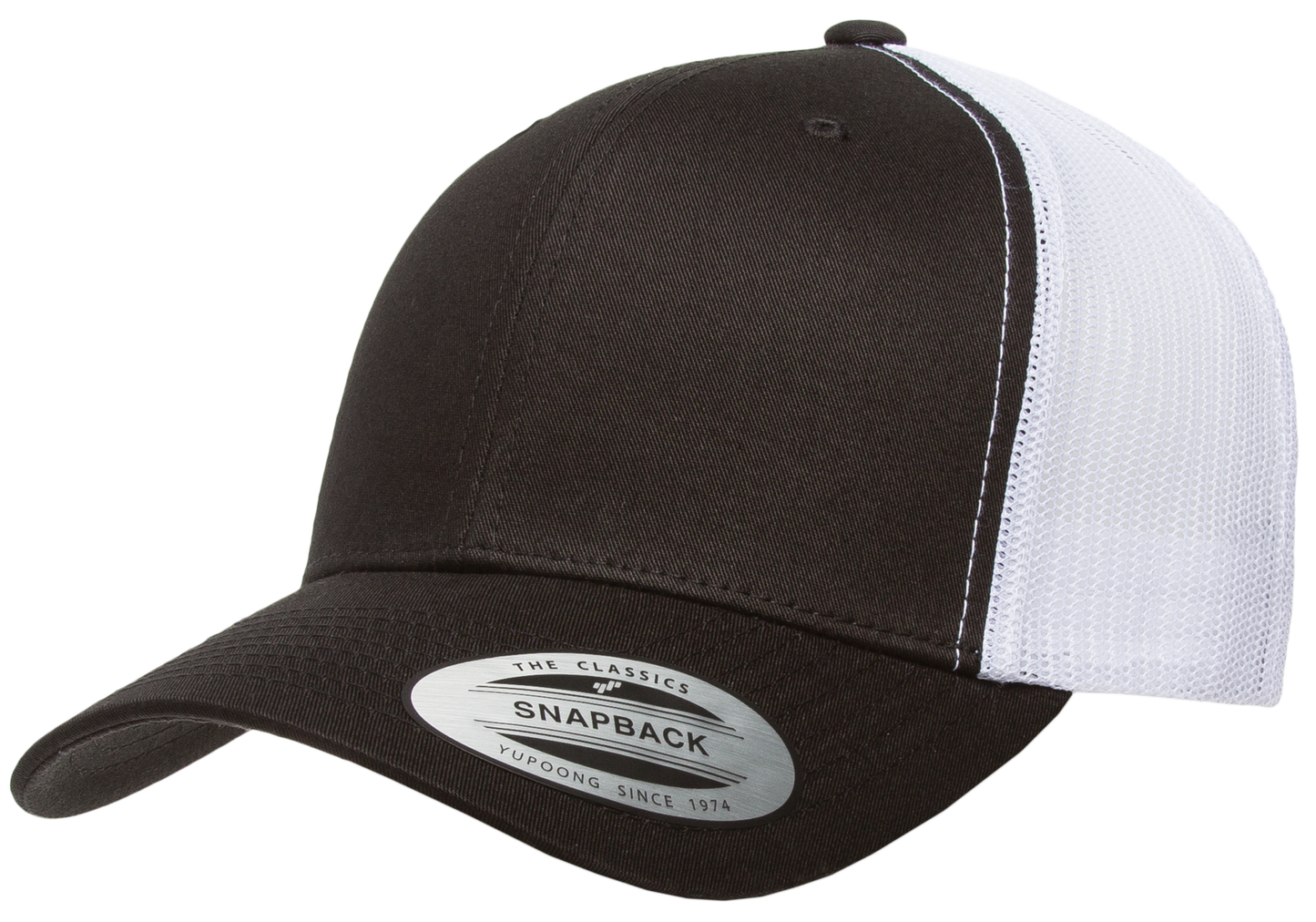 Yupoong 6606T Retro Trucker Hat Mesh Back, 2-Tone Colors, YP Classics - Blank