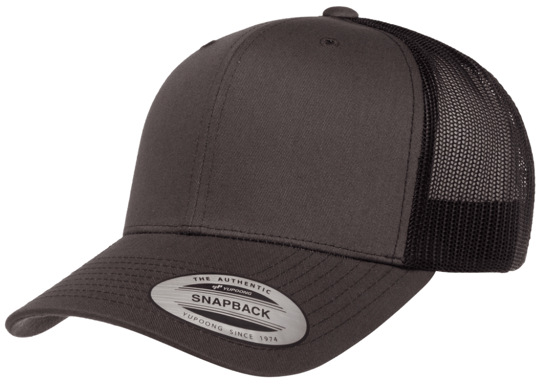 Yupoong 6606T Retro Trucker Hat Mesh Back, 2-Tone Colors, YP Classics - Blank