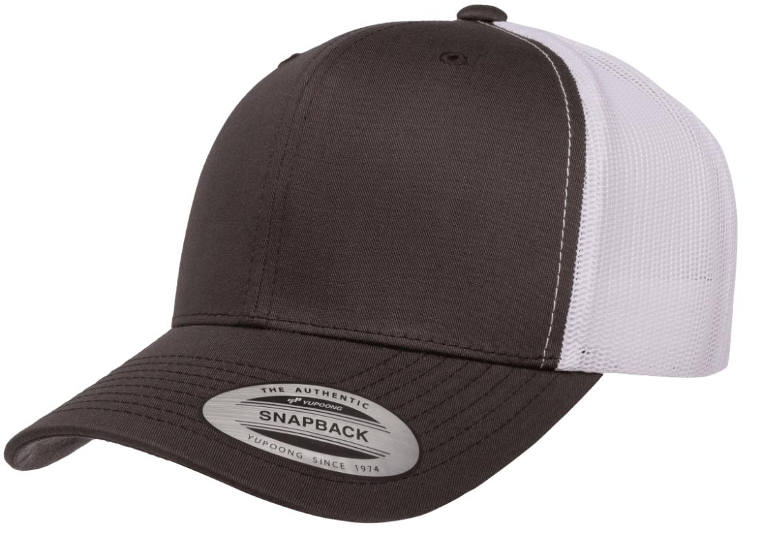 Yupoong 6606T Retro Trucker Hat Mesh Back, 2-Tone Colors, YP Classics - Blank