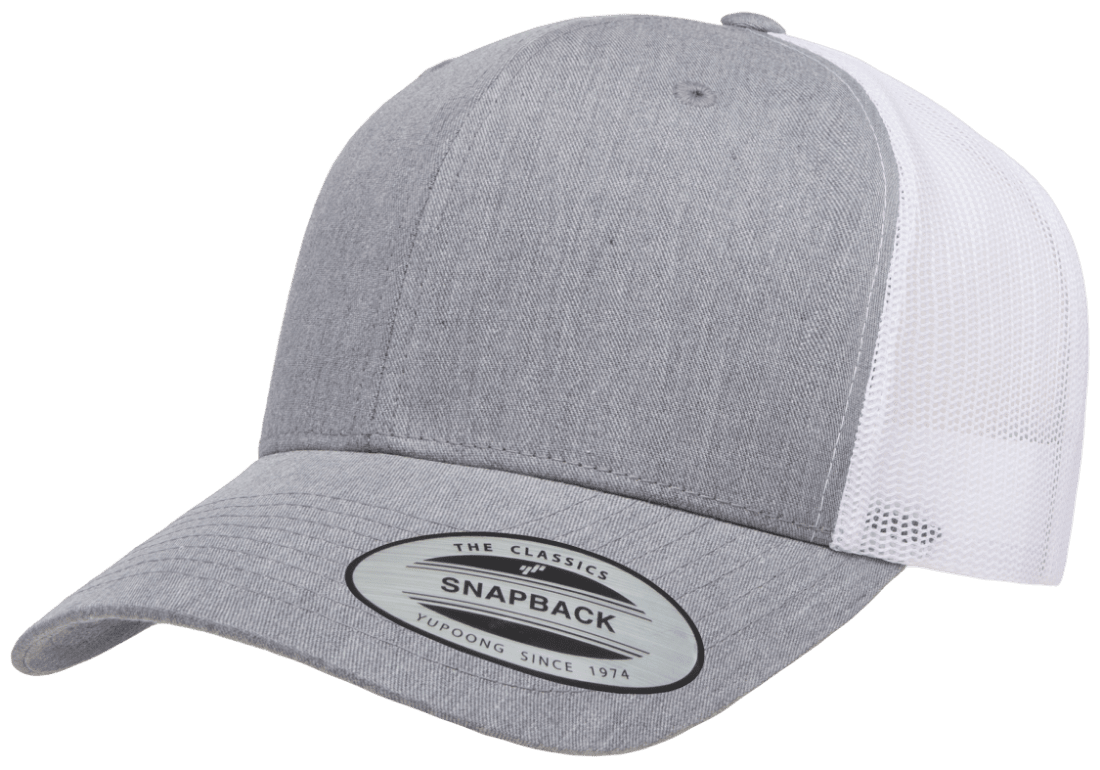 Yupoong 6606T Retro Trucker Hat Mesh Back, 2-Tone Colors, YP Classics - Blank