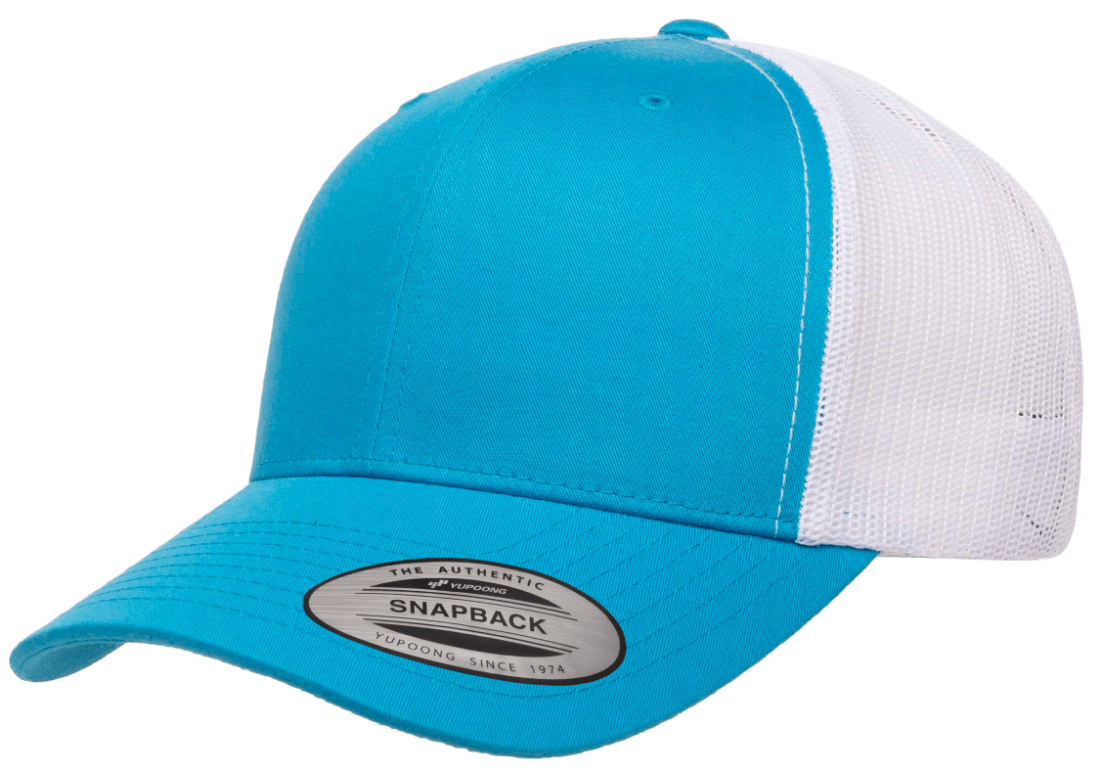 Yupoong 6606T Retro Trucker Hat Mesh Back, 2-Tone Colors, YP Classics - Blank