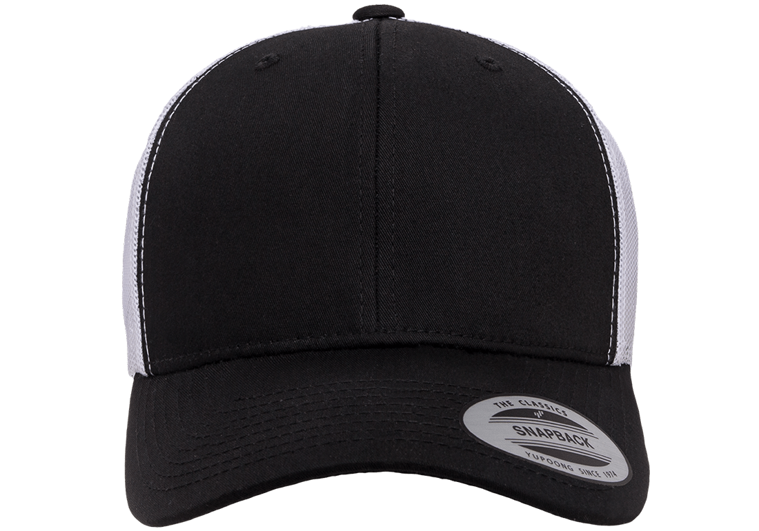 Yupoong 6606T Retro Trucker Hat Mesh Back, 2-Tone Colors, YP Classics - Blank