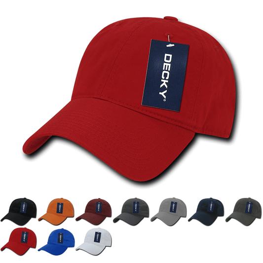 Custom Embroidered Decky 7005 - Youth 6 Panel Low Profile Relaxed Cotton Cap, Kids Dad Hat - Star Hats & Embroidery