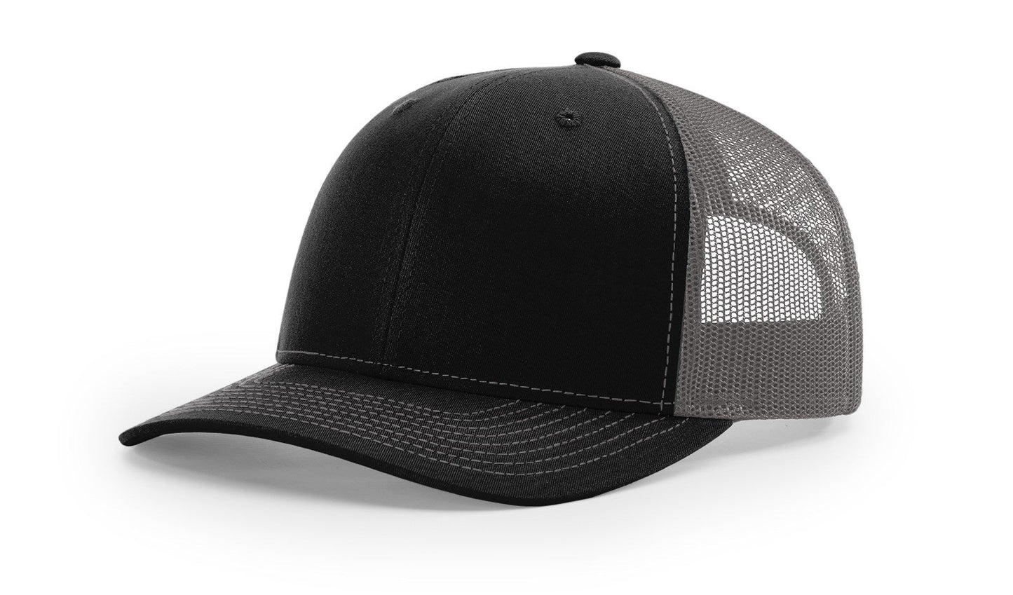 Richardson 112 Trucker Cap Split Hats Split Colors Two Colors - Blank