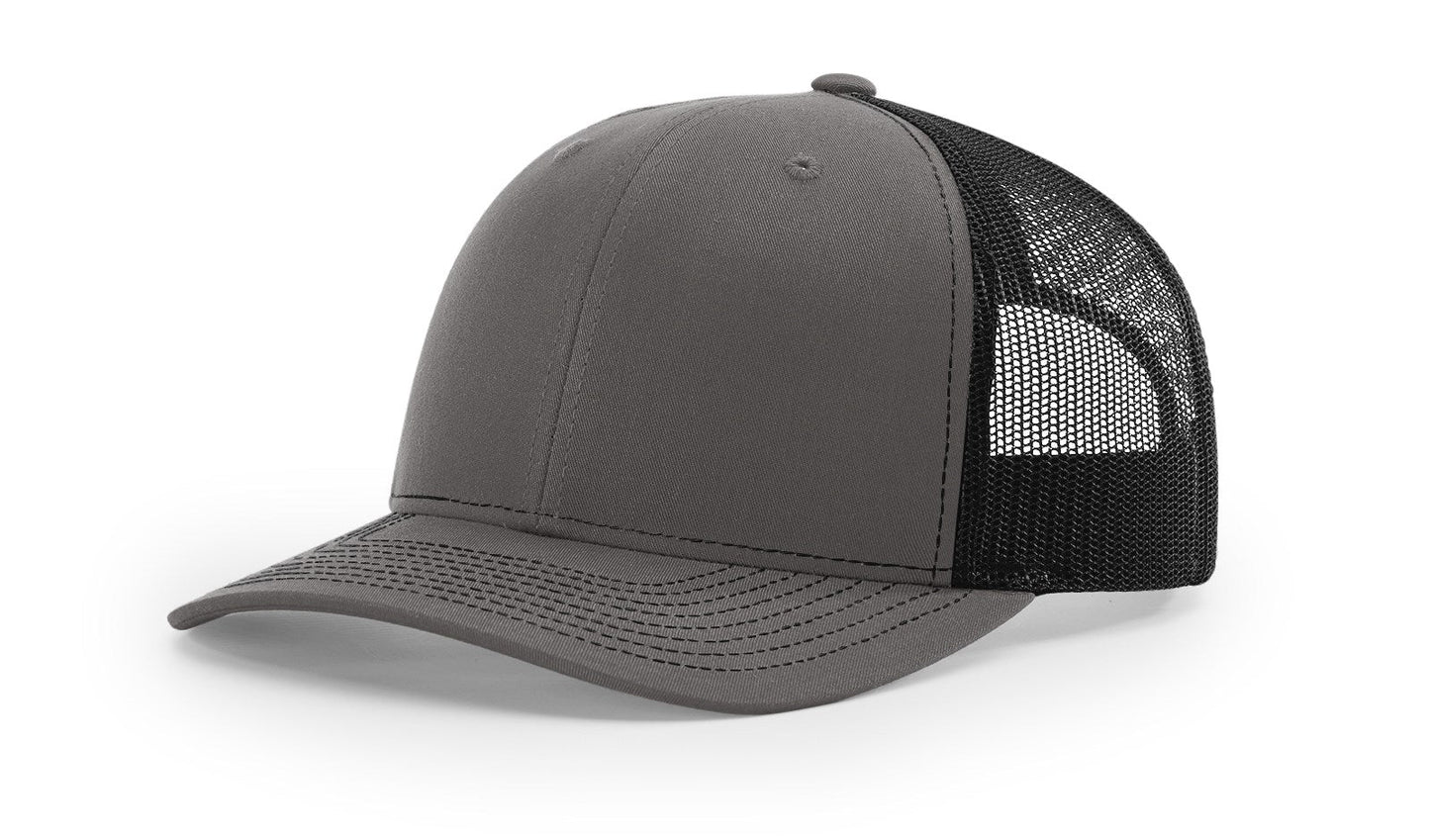 Richardson 112 Trucker Cap Split Hats Split Colors Two Colors - Blank