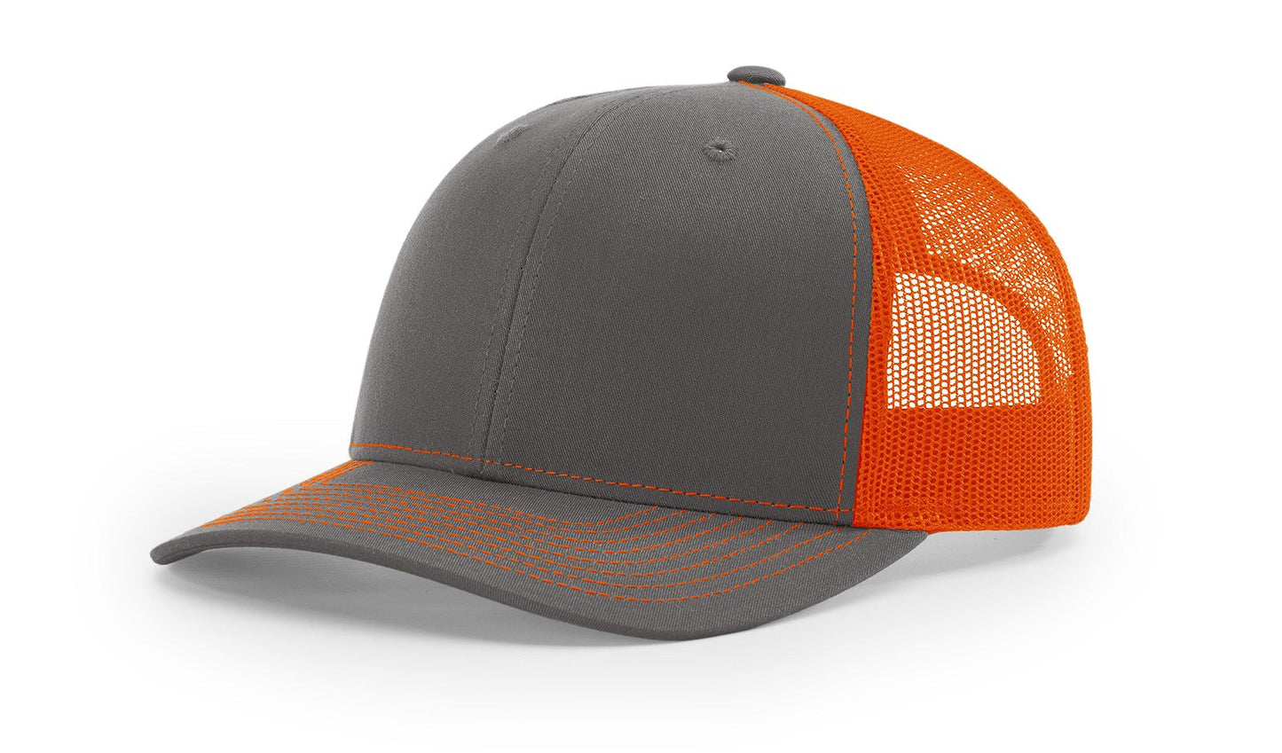 Richardson 112 Trucker Cap Split Hats Split Colors Two Colors - Blank