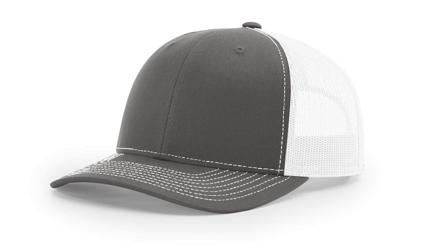 Richardson 112 Trucker Cap Split Hats Split Colors Two Colors - Blank