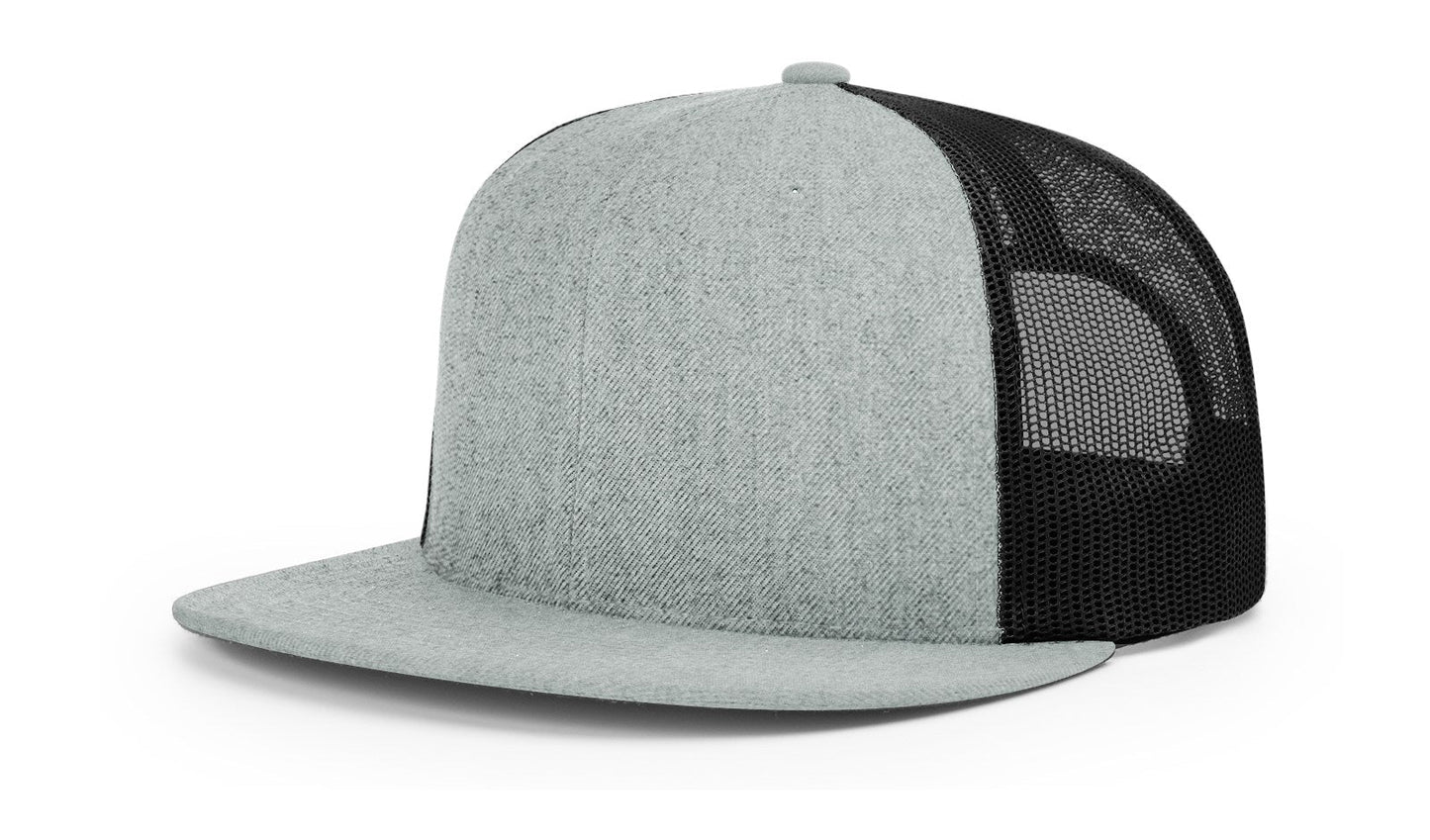 Richardson 511 Wool Blend Flat Bill Trucker Hat, Snapback - Blank
