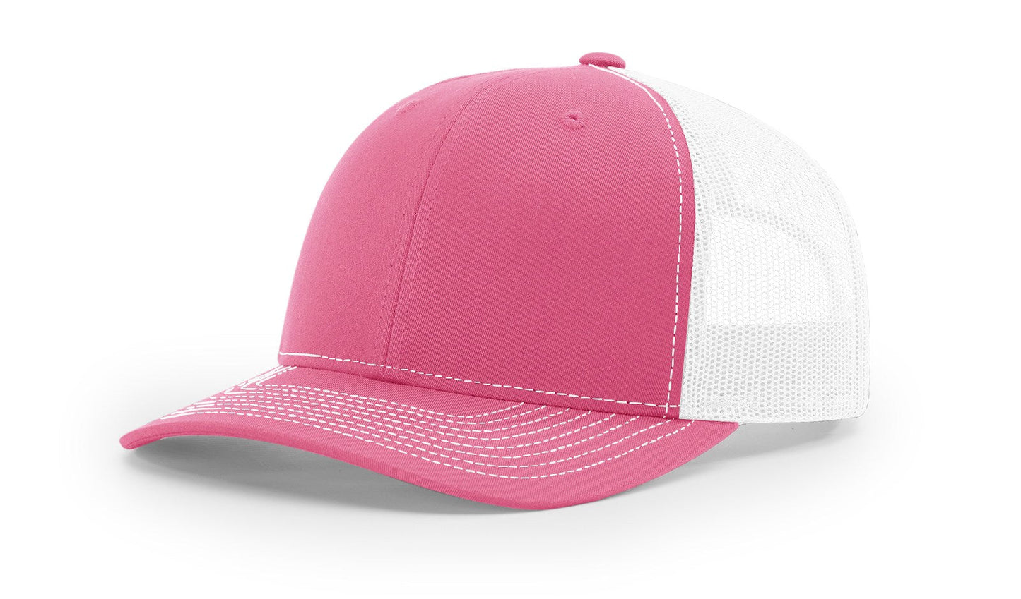 Richardson 112 Trucker Cap Split Hats Split Colors Two Colors - Blank