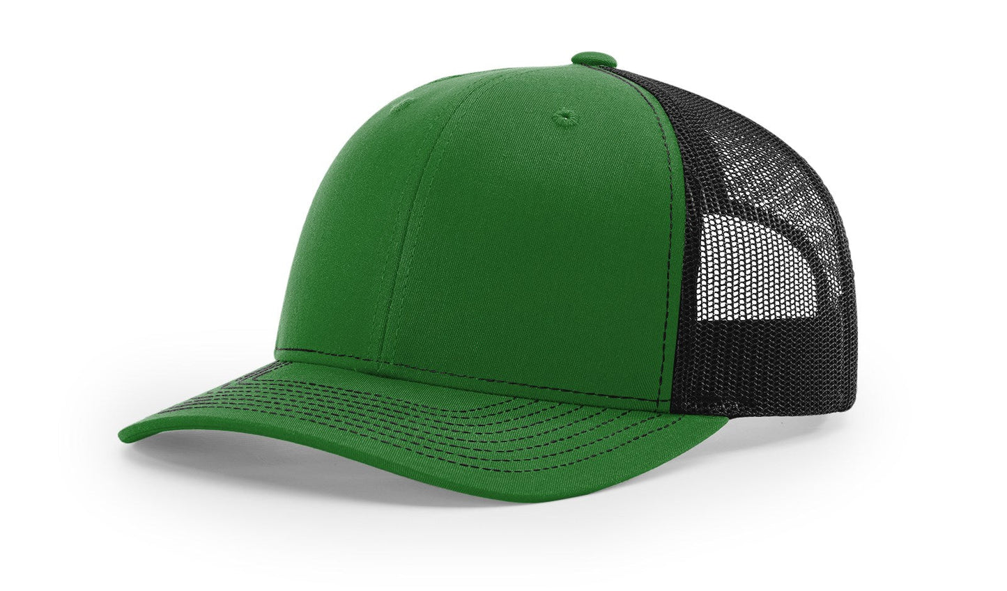 Richardson 112 Trucker Cap Split Hats Split Colors Two Colors - Blank
