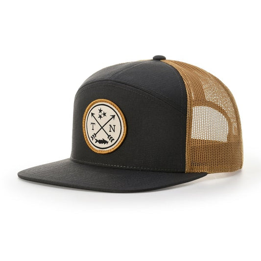 Richardson 168 7 Panel Trucker Hat - Blank - Star Hats & Embroidery