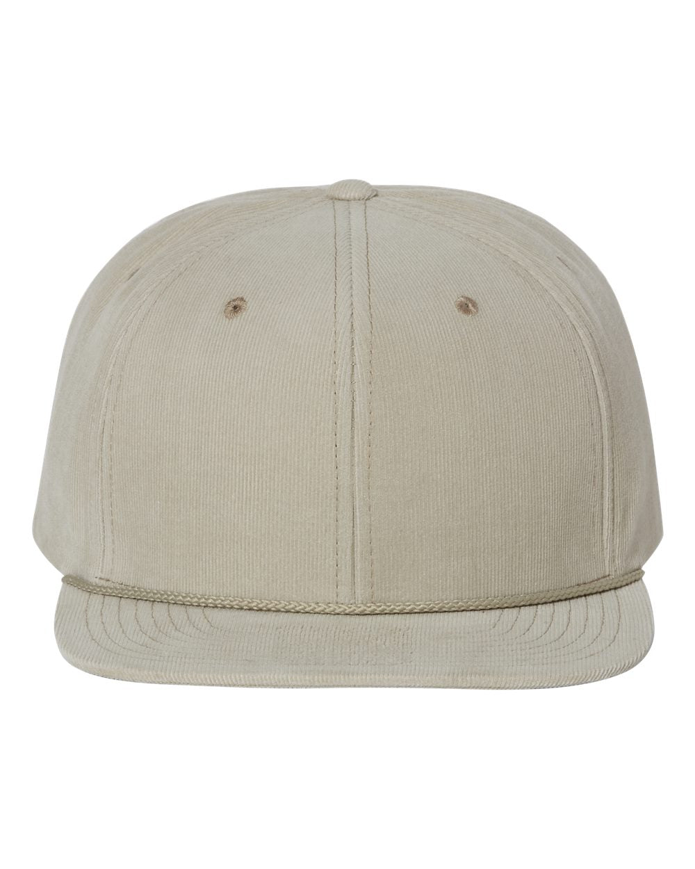 Richardson 253 Timberline Corduroy Cap, Snapback Flat Bill Hat - Blank