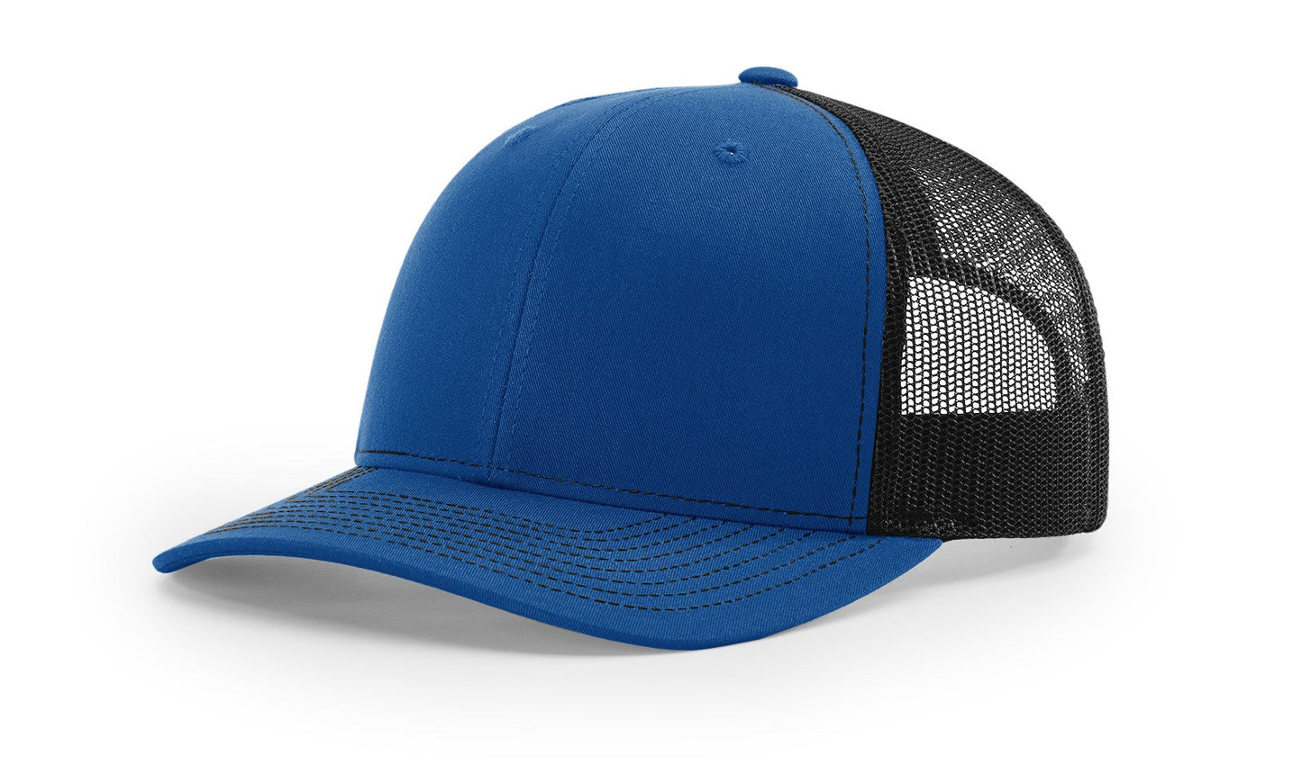 Richardson 112 Trucker Cap Split Hats Split Colors Two Colors - Blank