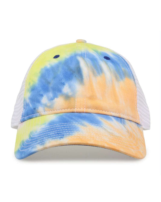 Blank The Game GB470 Lido Tie-Dyed Trucker Cap - Star Hats & Embroidery