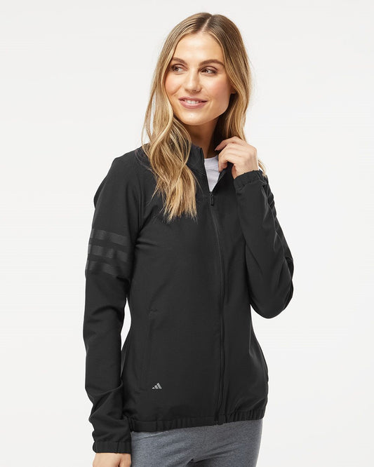 Adidas A268 Women's Wind Resistant Full-Zip Jacket