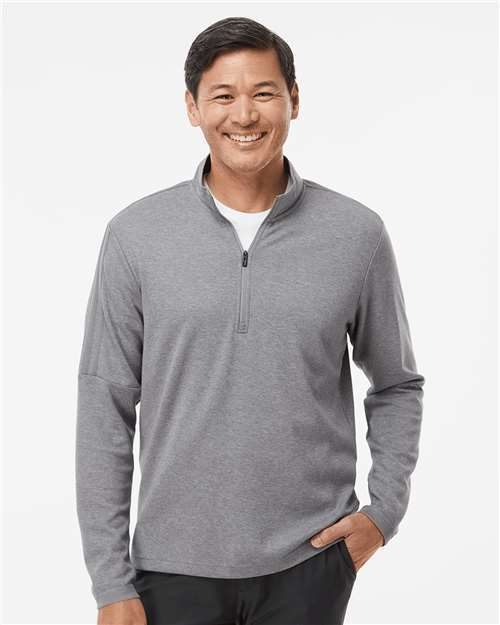 Adidas A554 Men's 3-Stripes Quarter-Zip Sweater Pullover