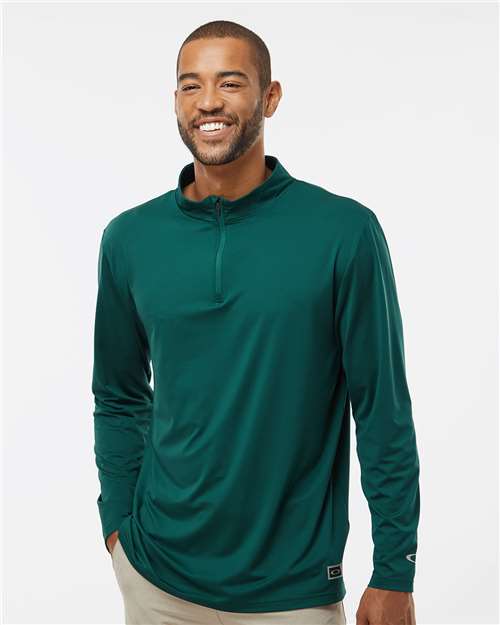 Oakley FOA402997 Men's Team Issue Podium Quarter-Zip Pullover