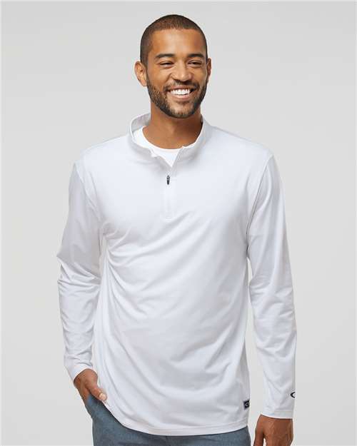 Oakley FOA402997 Men's Team Issue Podium Quarter-Zip Pullover