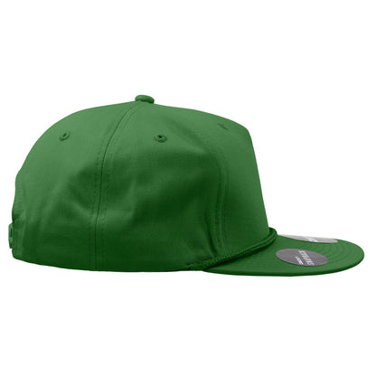 Decky 1041 5 Panel High Profile Structured Cotton Blend Snapback Hat - Blank