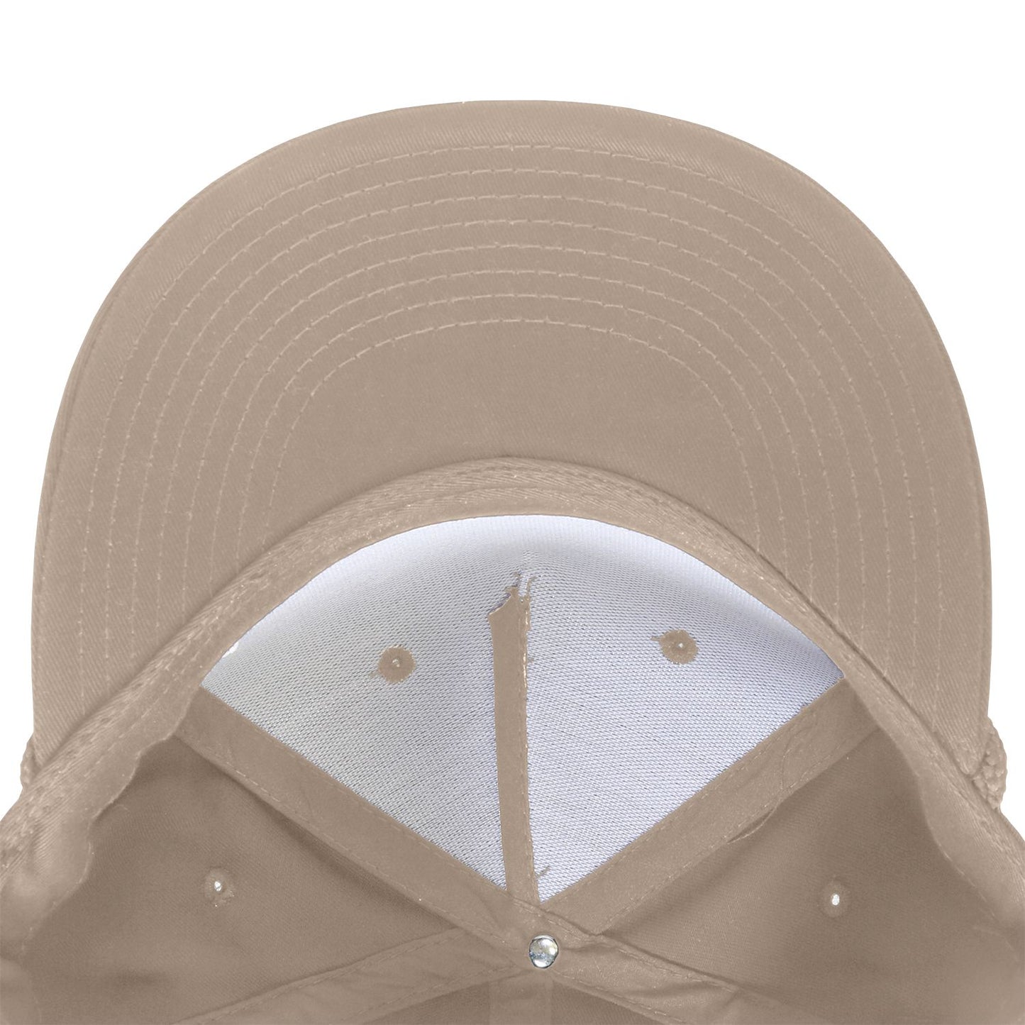 Decky 1041 5 Panel High Profile Structured Cotton Blend Snapback Hat - Blank