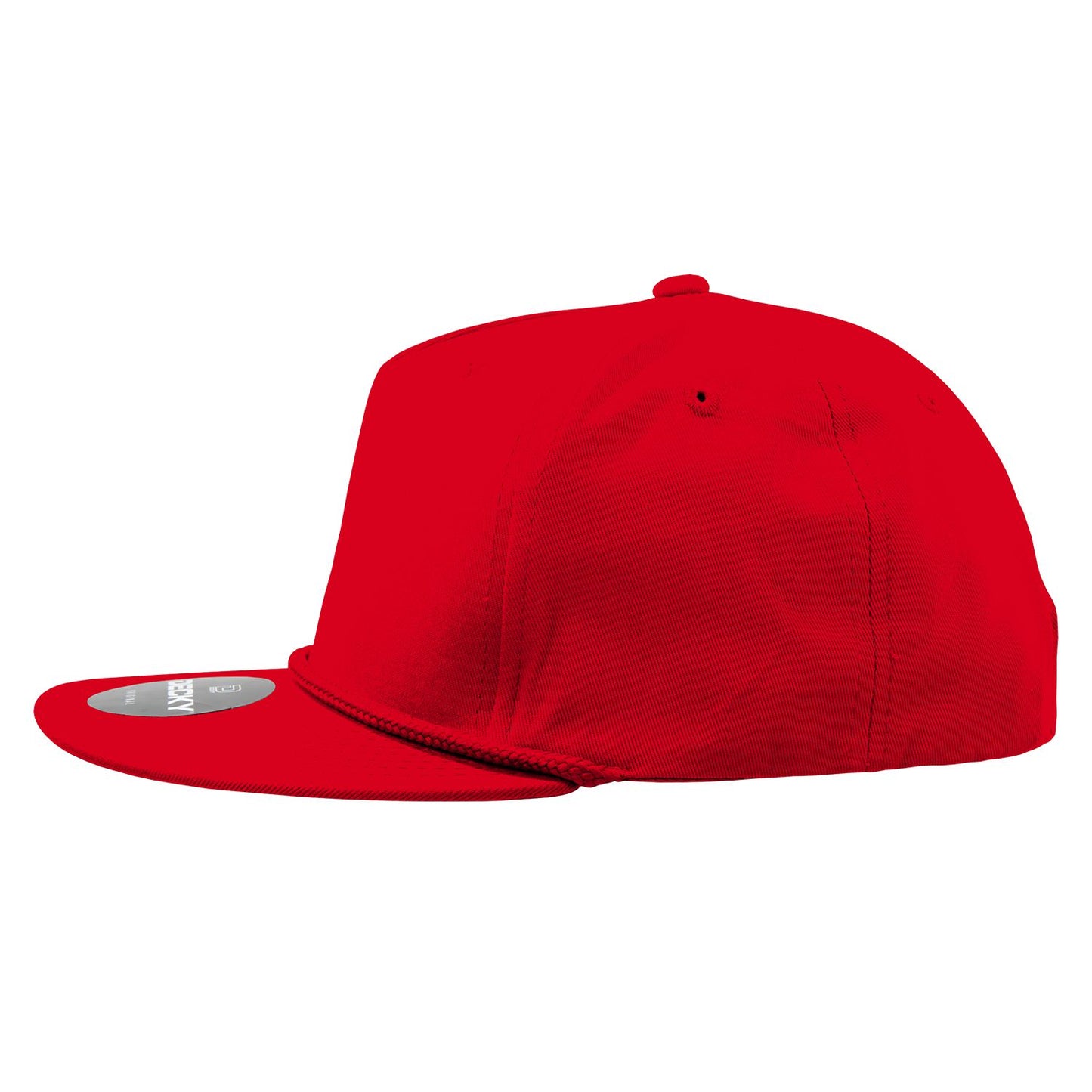 Decky 1041 5 Panel High Profile Structured Cotton Blend Snapback Hat - Blank