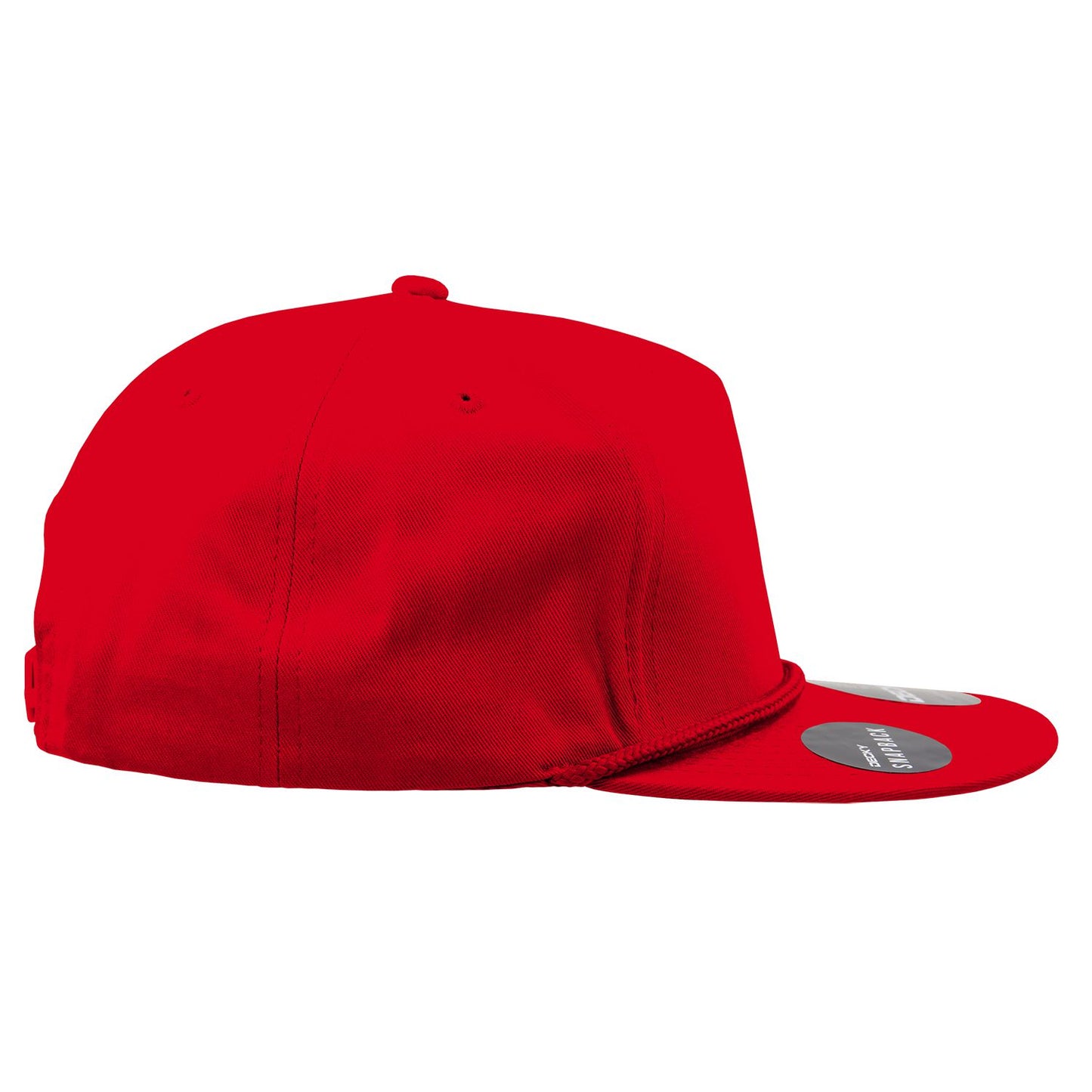 Decky 1041 5 Panel High Profile Structured Cotton Blend Snapback Hat - Blank