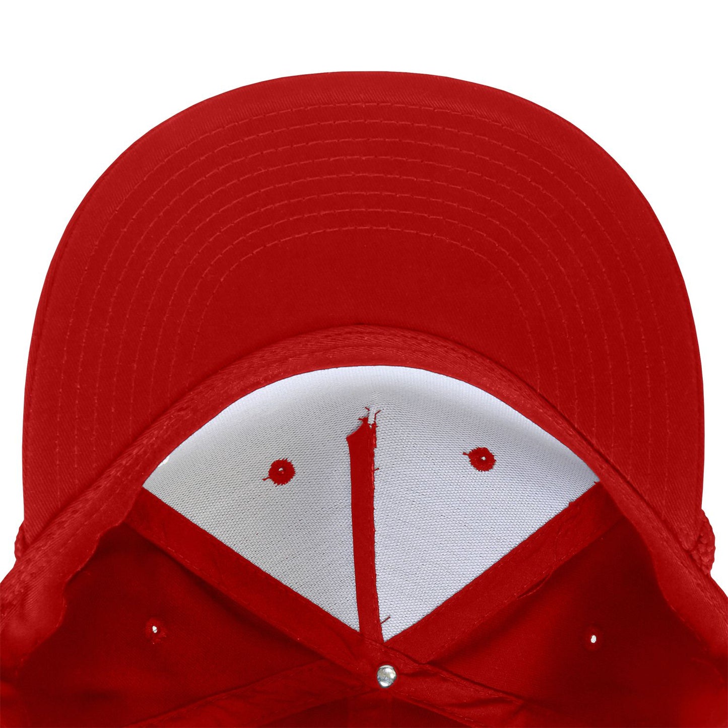 Decky 1041 5 Panel High Profile Structured Cotton Blend Snapback Hat - Blank