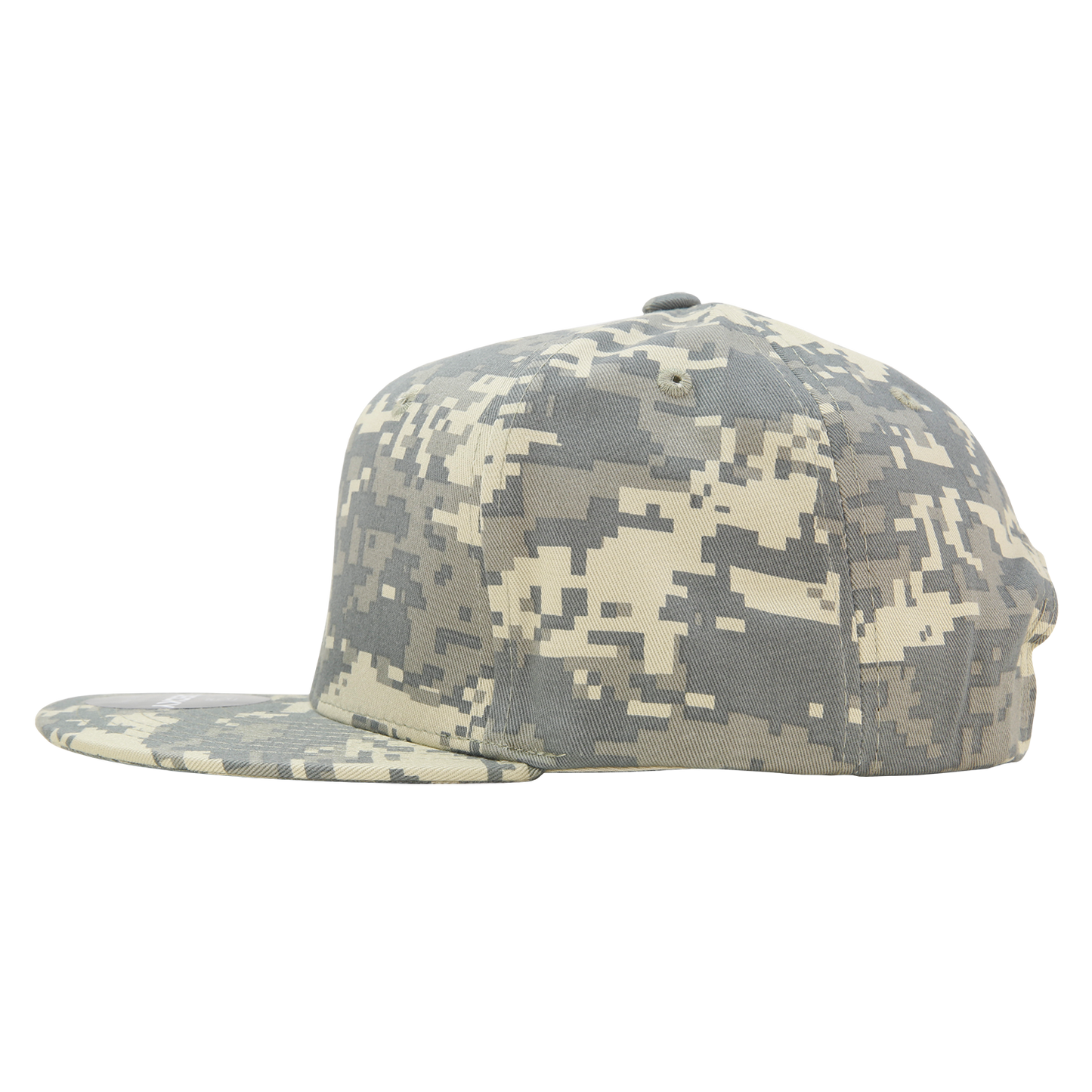 Decky 1047 Digital Camo Snapback Cap 6 Panel Camouflage Flat Bill Hat