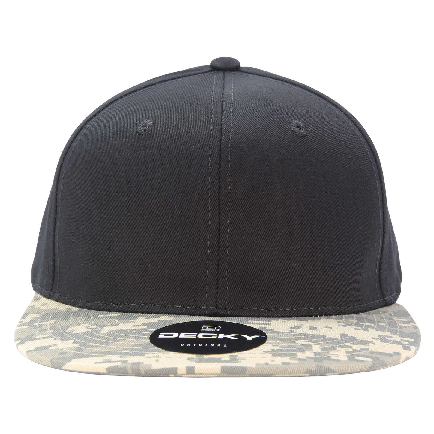 Decky 1047 Digital Camo Snapback Cap 6 Panel Camouflage Flat Bill Hat