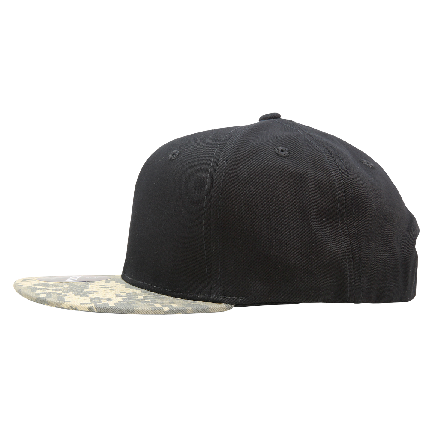 Decky 1047 Digital Camo Snapback Cap 6 Panel Camouflage Flat Bill Hat