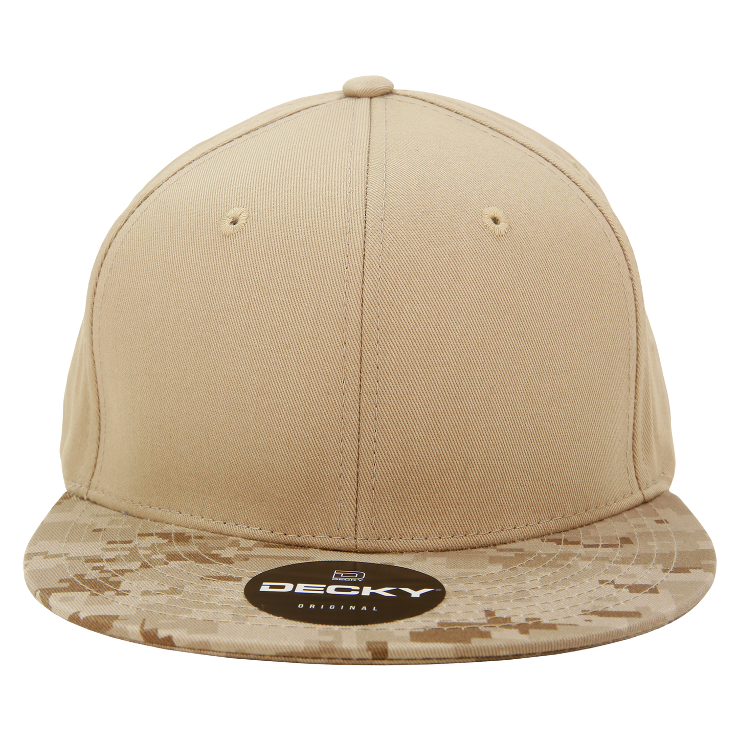 Decky 1047 Digital Camo Snapback Cap 6 Panel Camouflage Flat Bill Hat