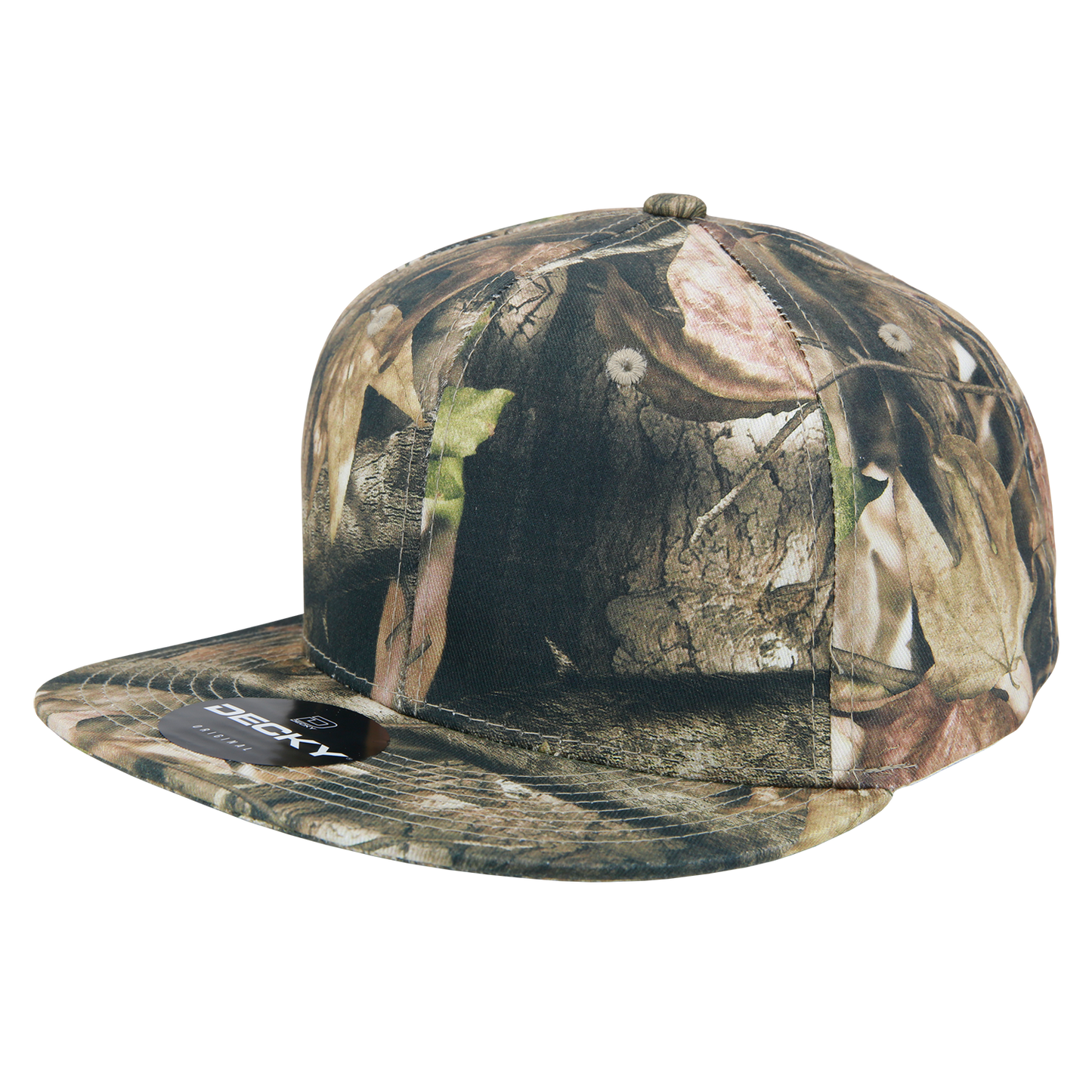 Decky 1047 Digital Camo Snapback Cap 6 Panel Camouflage Flat Bill Hat