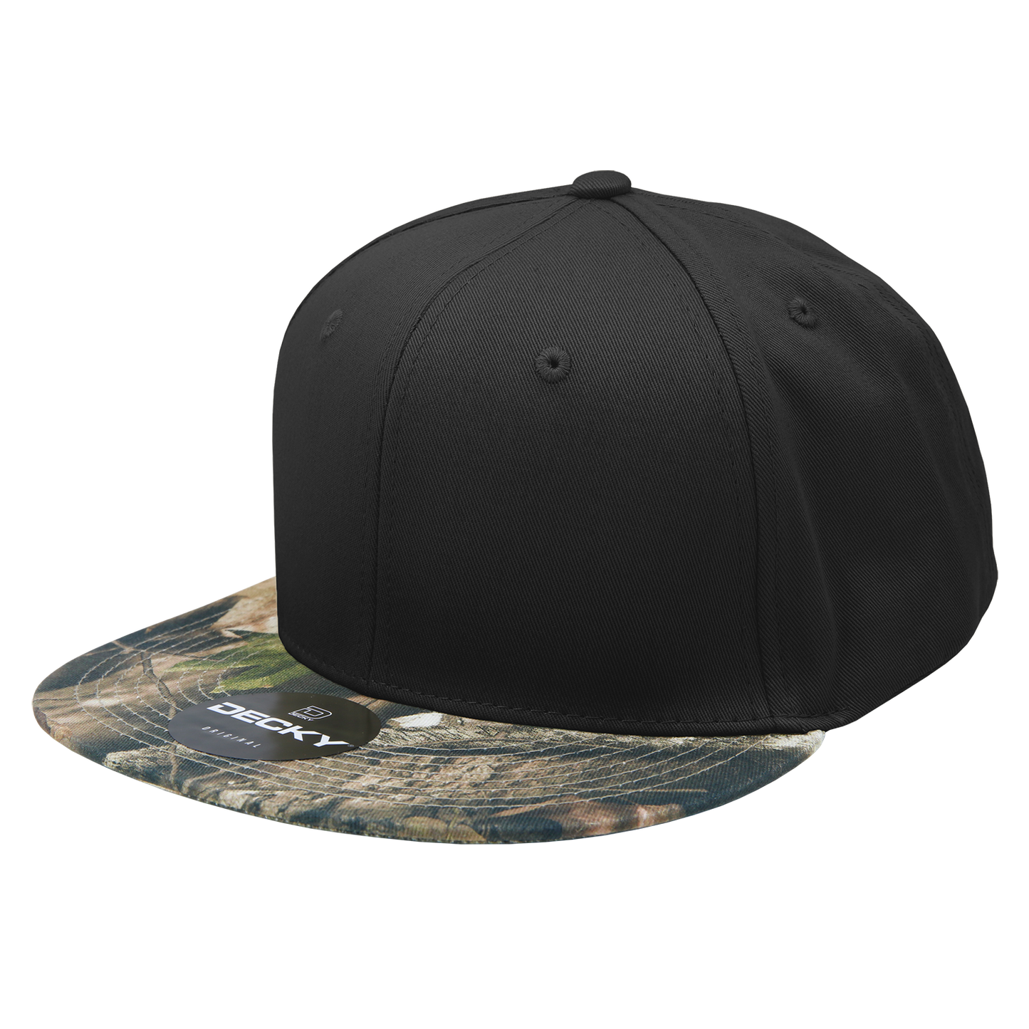 Decky 1047 Digital Camo Snapback Cap 6 Panel Camouflage Flat Bill Hat