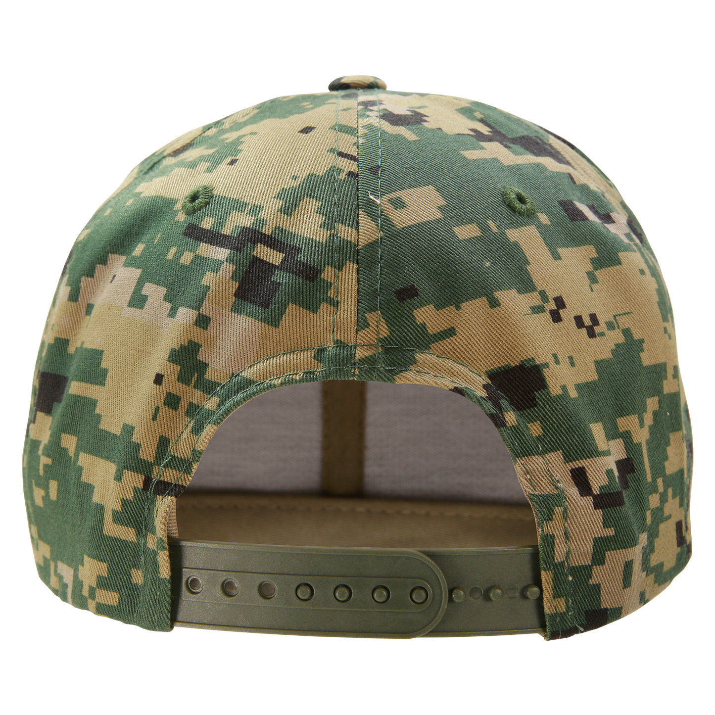 Decky 1047 Digital Camo Snapback Cap 6 Panel Camouflage Flat Bill Hat