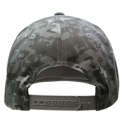 Decky 1047 Digital Camo Snapback Cap 6 Panel Camouflage Flat Bill Hat