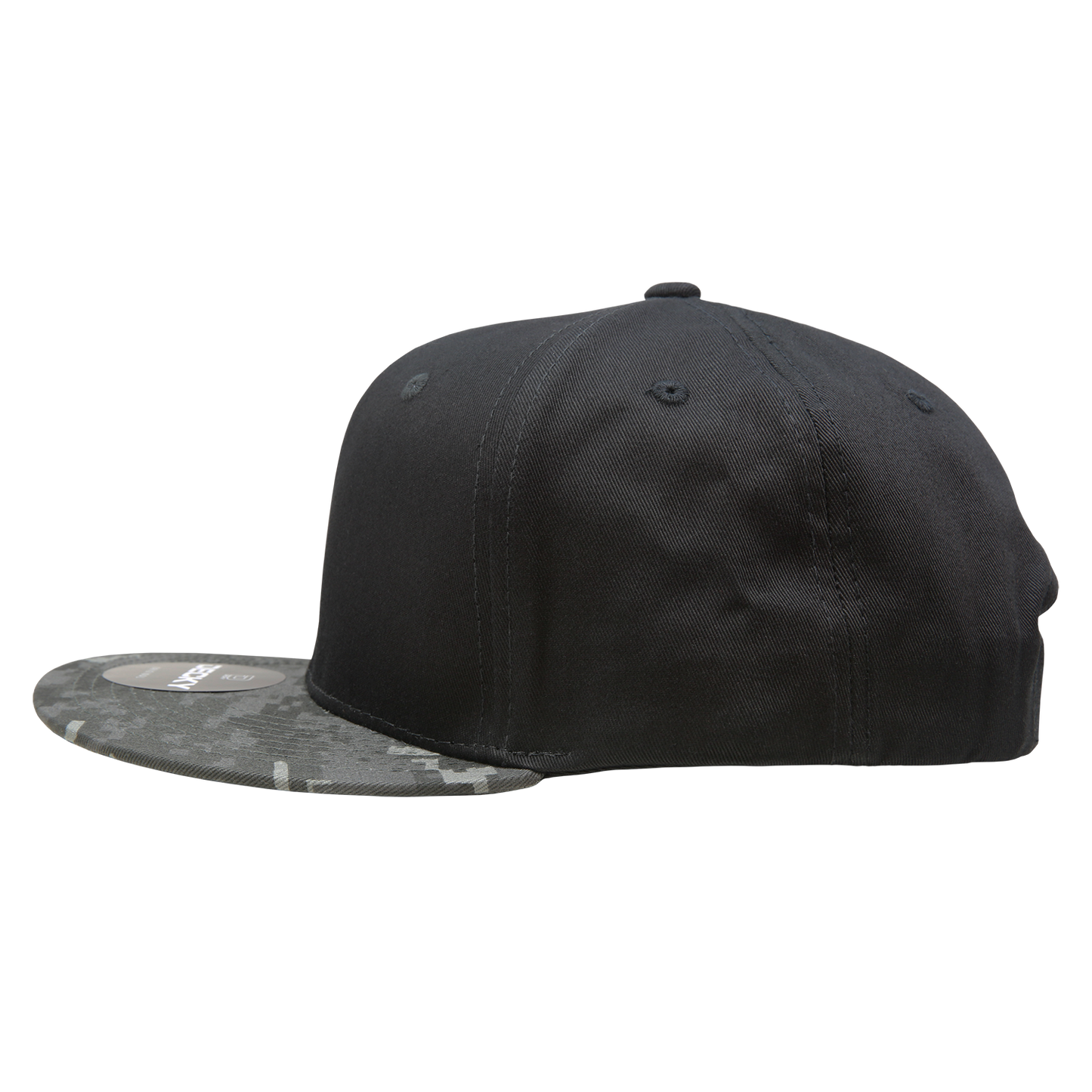 Decky 1047 Digital Camo Snapback Cap 6 Panel Camouflage Flat Bill Hat