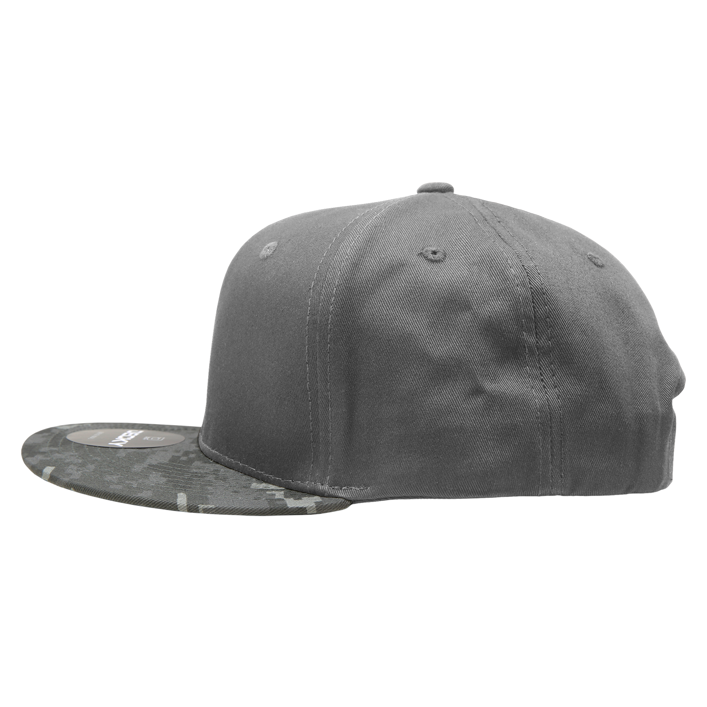 Decky 1047 Digital Camo Snapback Cap 6 Panel Camouflage Flat Bill Hat