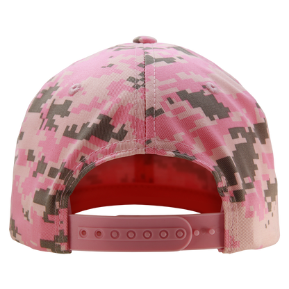 Decky 1047 Digital Camo Snapback Cap 6 Panel Camouflage Flat Bill Hat