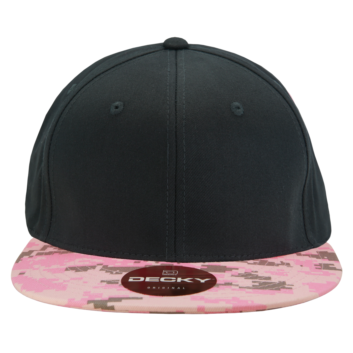 Decky 1047 Digital Camo Snapback Cap 6 Panel Camouflage Flat Bill Hat