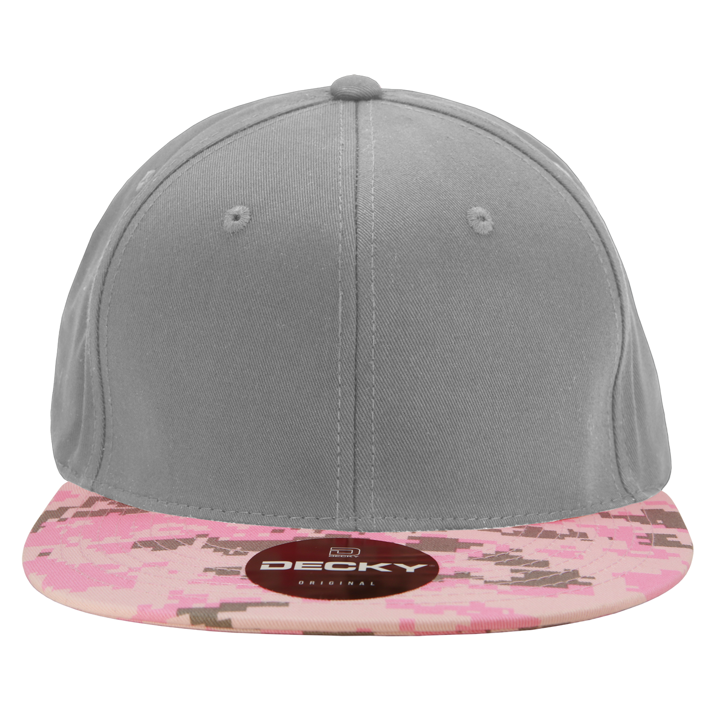 Decky 1047 Digital Camo Snapback Cap 6 Panel Camouflage Flat Bill Hat