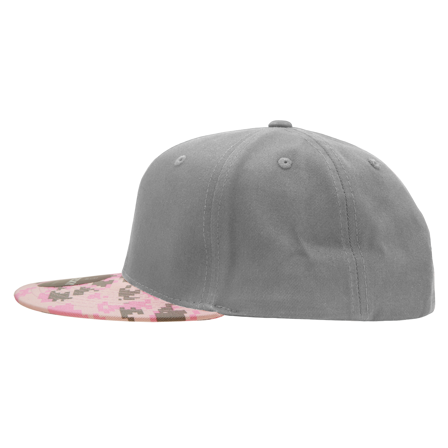 Decky 1047 Digital Camo Snapback Cap 6 Panel Camouflage Flat Bill Hat