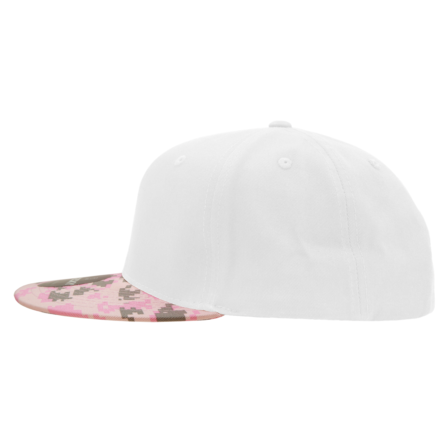 Decky 1047 Digital Camo Snapback Cap 6 Panel Camouflage Flat Bill Hat